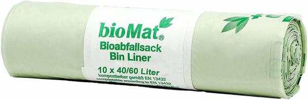 NaturaBiomat Biomat Abfallsack kompostierbar 40-60 L 10 Stck.