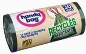 Handy Bag Recycling-Müllbeutel 30 L (15 Stk.)