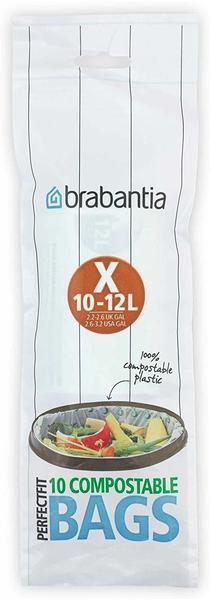 Brabantia Perfectfit X kompostierbare Müllbeutel 10-12 L (10 Stk.)