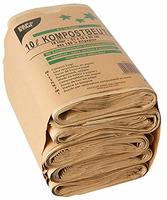 Pappstar Kompostbeutel aus Papier 5 x 10 Beutel &aacute; 10 L (ca.21x35cm)