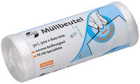 DEISS Universal Leichte Belastung M&uuml;lls&auml;cke 30 L Transparent HDPE (Hochdichtes