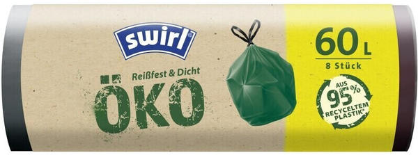 Swirl Müllbeutel Öko mit Zugband 20 L (18 Stk.)
