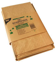 PAPSTAR Komposts&auml;cke aus Papier 120 l, 3 St&uuml;ck