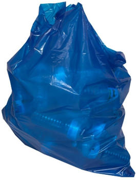 VaGo 15 Stück Abfallsäcke 240 Liter Müllbeutel extra stark Müllsäcke blau