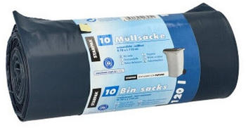 Starpak Müllsäcke LDPE 120 Liter blau-schwarz 10 Säcke