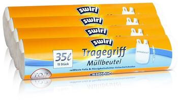 Swirl 4x Tragegriff Müllbeutel 35L ( 15 stk./Rolle )
