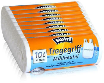 Swirl 9x Tragegriff Müllbeutel 10L ( 37 stk./Rolle )