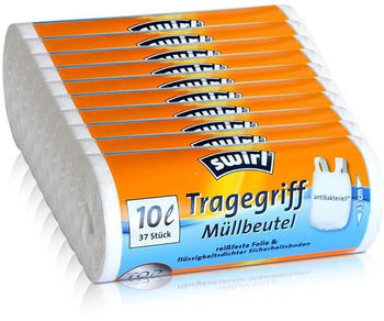 Swirl 10x Tragegriff Müllbeutel 10L ( 37 stk/Rolle )