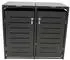 DEGAMO Mülltonnenbox Köln 2 x 240 Liter Stahl anthrazit
