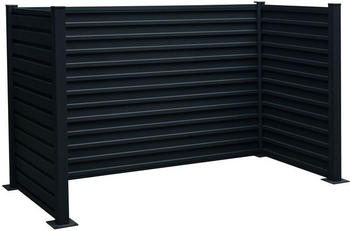 Hornbach M&uuml;lltonnenbox II Stahl 210 x 100 cm anthrazit