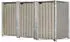 Hide Label Mülltonnenbox 3 x 240 L natur grau