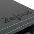Zelsius Mülltonnenbox-Set 4 x 240 Liter Stahl anthrazit/Holzoptik dunkelgrau