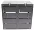 Apex Mülltonnenbox 2 x 240 Liter anthrazitgrau (57060)