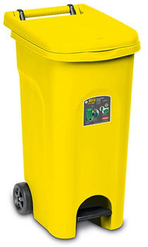 Stefanplast Urban Eco System 80 L with pedal yellow
