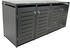 DEGAMO Köln Mülltonnenbox 4er Set je 120 Liter 230x62x102cm grau (11184)