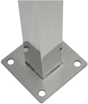 MCW Mülltonnen-Zaun J55 150 x 165 x 85 cm Edelstahl silber – MCW Mülltonnen-Zaun J55 150 x 165 x 85 cm Edelstahl silber für perfekte Ordnung