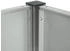 MCW Mülltonnen-Zaun J55 150 x 85 x 85 cm Metall Edelstahl silber