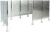 MCW Mülltonnen-Zaun J55 151 x 326 x 166 cm Metall Edelstahl silber