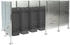 MCW Mülltonnen-Zaun J55 151 x 326 x 166 cm Metall Edelstahl silber
