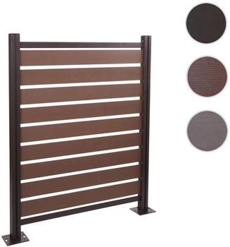 MCW Mülltonnen-Zaun K57 130 x 110 x 6 cm Aluminium braun – MCW Mülltonnen-Zaun K57 130 x 110 x 6 cm Aluminium braun für stilvolle Ordnung