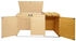 MCW Mülltonnenbox-Erweiterung H75 1 x 240 Liter 120 x 68 x 104 cm braun