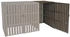 MCW Mülltonnenbox-Erweiterung J28 1 x 240 Liter 115 x 66 x 76 cm braun