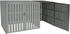 MCW Mülltonnenbox-Erweiterung J28 1 x 240 Liter 115 x 76 x 100 cm grau