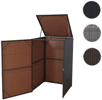 MCW Mülltonnenverkleidung E25 1 x 120 Liter 110 x 65 x 66 cm braun – MCW Mülltonnenverkleidung E25 1 x 120 Liter 110 x 65 x 66 cm braun - Elegante Ordnung für Ihren Außenbereich