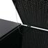 MCW Mülltonnenverkleidung E25 2 x 120 Liter 176 x 130 x 131 cm schwarz