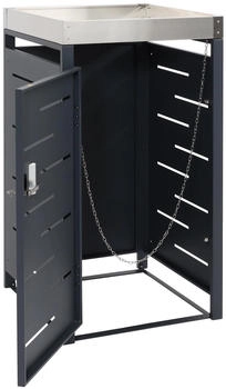 MCW M&uuml;lltonnenverkleidung H40b 1 x 240 Liter 110 x 60 x 62 cm anthrazit