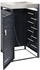 MCW Mülltonnenverkleidung H40b 1 x 240 Liter 110 x 60 x 62 cm anthrazit