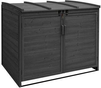 MCW Mülltonnenverkleidung H75b 2 x 240 Liter 138 x 138 x 105 cm anthrazit