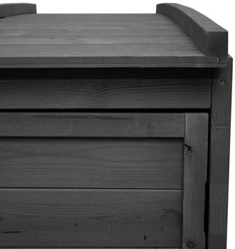 MCW Mülltonnenverkleidung H75b 2 x 240 Liter 138 x 138 x 105 cm anthrazit – MCW Mülltonnenverkleidung H75b 2 x 240 Liter für ansprechende Ordnung