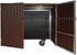 MCW Mülltonnenverkleidung J29 1 x 770 Liter 172 x 213 x 112 cm braun