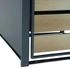 MCW Mülltonnenverkleidung J81 1 x 240 Liter 117 x 68 x 80 cm gold
