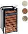 MCW Mülltonnenverkleidung J81 1 x 240 Liter 117 x 68 x 80 cm Kirsche-Holzoptik dunkelbraun