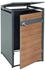 MCW Mülltonnenverkleidung J82 1 x 240 Liter 117 x 68 x 80 cm Kirsche-Holzoptik dunkelbraun