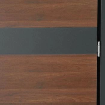 MCW Mülltonnenverkleidung J82 2 x 240 Liter 117 x 132 x 80 cm Kirsche-Holzoptik dunkelbraun – Robuste Konstruktion für langanhaltende Beständigkeit