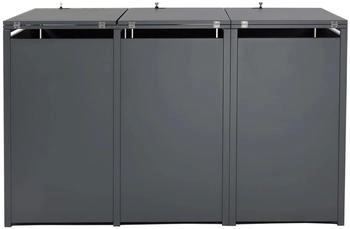 MCW Mülltonnenverkleidung J82 3 x 240 Liter 117 x 200 x 80 cm Kirsche-Holzoptik dunkelbraun – MCW Mülltonnenverkleidung J82 3 x 240 Liter 117 x 200 x 80 cm Kirsche-Holzoptik dunkelbraun - Elegante Abfallordnung