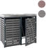 MCW Mülltonnenverkleidung K14 2 x 240 Liter 124 x 134 x 84 cm anthrazit