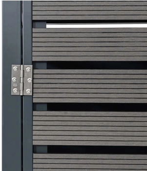 MCW Mülltonnenverkleidung K14 2 x 240 Liter 124 x 146 x 102 cm anthrazit – Langlebige Konstruktion für dauerhafte Zufriedenheit