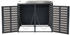 MCW Mülltonnenverkleidung K14 2 x 240 Liter 124 x 146 x 102 cm anthrazit