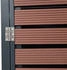 MCW Mülltonnenverkleidung K14 3 x 240 Liter 119 x 205 x 84 cm Walnuss-Holzoptik