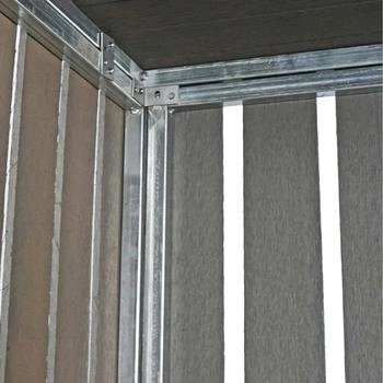 MCW WPC-Mülltonnenverkleidung J28 2 x 240 Liter 115 x 140 x 100 cm anthrazit – Praktische Funktionalität trifft auf langlebiges Design