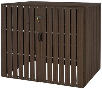 MCW WPC-Mülltonnenverkleidung J28 2 x 240 Liter 115 x 140 x 100 cm braun – MCW WPC-Mülltonnenverkleidung J28 2 x 240 Liter 115 x 140 x 100 cm braun Eleganz für Ihre Abfallentsorgung