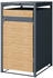 ML-Design Mülltonnenbox 1 x 240 Liter 68 x 80 x 116,3 cm Lärchenoptik anthrazit