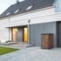 ML-Design Mülltonnenbox 1 x 240 Liter 68 x 80 x 116,3 cm Rostoptik anthrazit