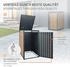 ML-Design Mülltonnenbox 1 x 240 Liter 68 x 80 x 116,3 cm Eichenoptik anthrazit