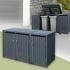 ML-Design Mülltonnenbox 3 x 240 Liter 200 x 80 x 116,3 cm Stahl anthrazit