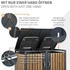 ML-Design Mülltonnenbox 3 x 240 Liter 200 x 80 x 116,3 cm Eichenoptik anthrazit
